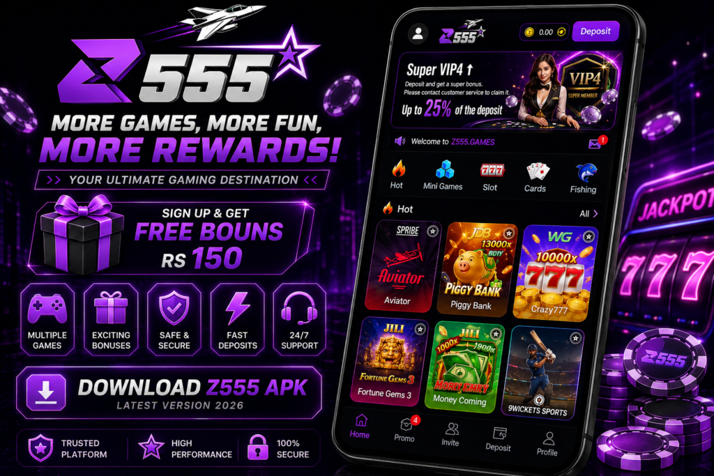 Z555 APK Download Latest Version 2026 Android gaming app
